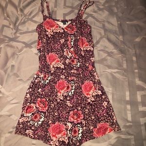 Floral romper from American Eagle worn once